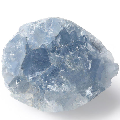 Blue Calcite Crystal Cluster - Natural Raw Healing Stone - Calming Meditation Gift