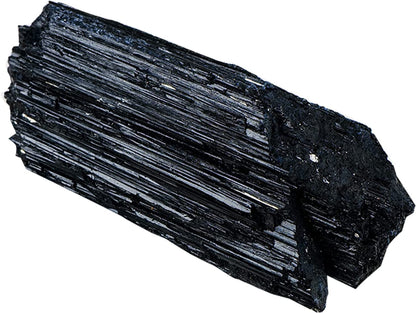 Black Tourmaline Raw Crystal 1.5-2lb - Large Natural Protection Stone - Grounding Gift