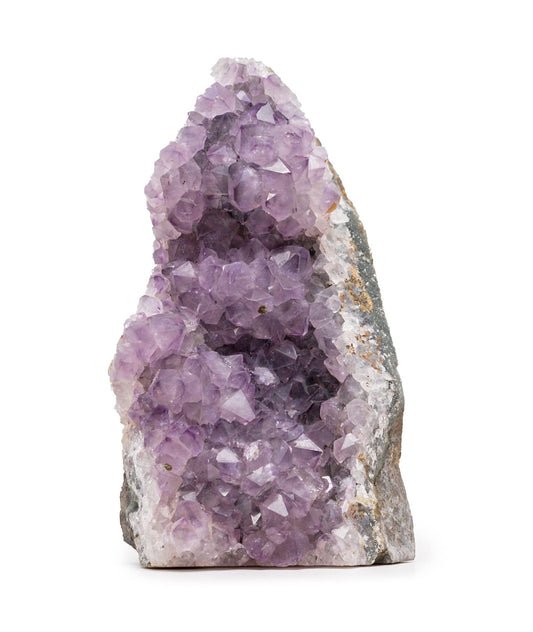 Amethyst Crystal Geode 0.5-1lb - Natural Purple Cluster Uruguay - Calming Meditation Gift